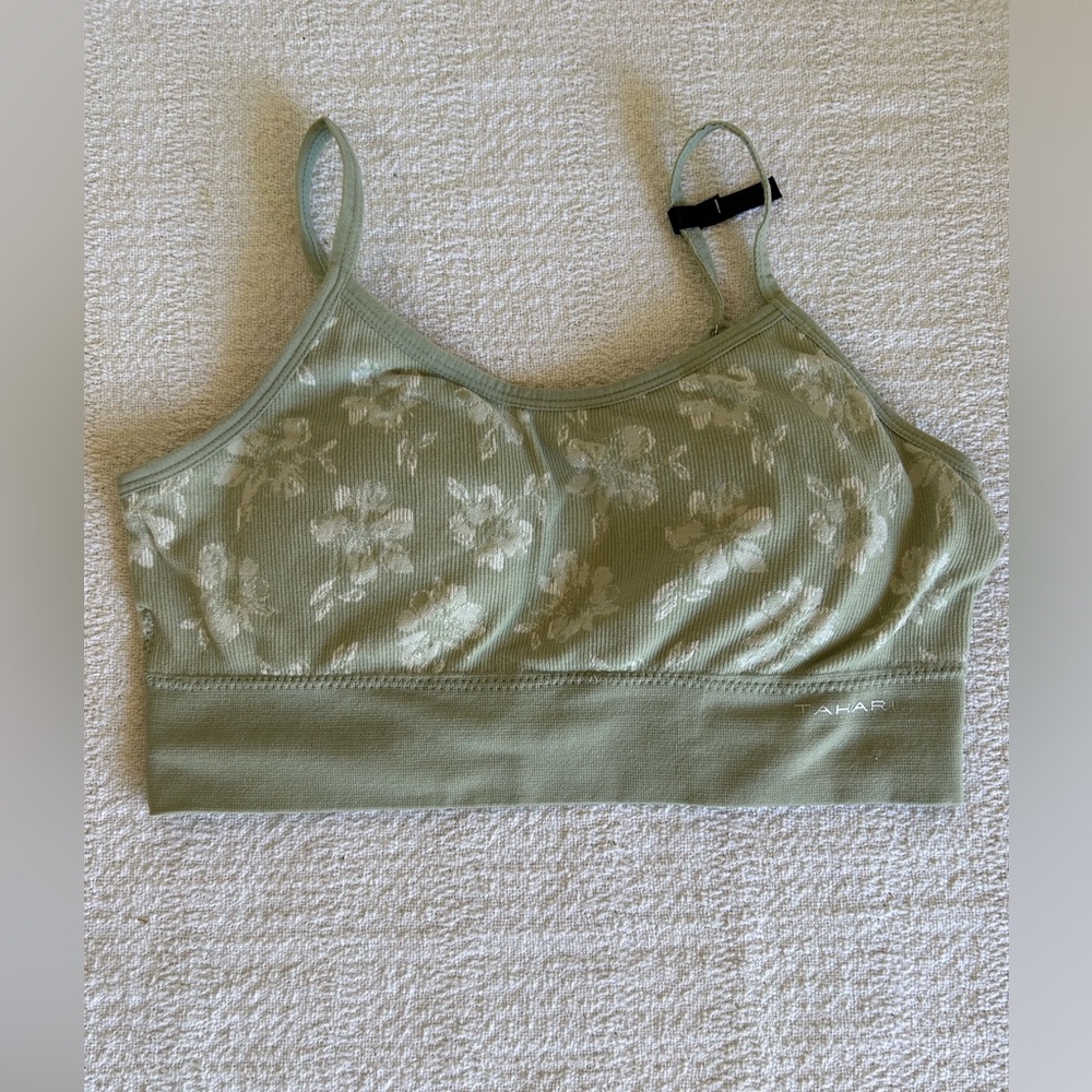 Tahari Sage Floral Bralette